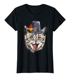 cat thanksgiving tshirts