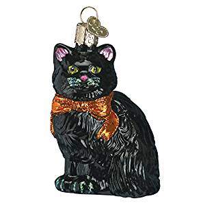 black cat christmas ornaments
