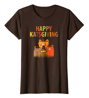 cat thanksgiving tshirts