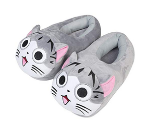 cat slippers for women
