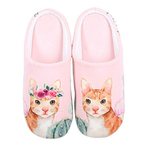 cat slippers for women