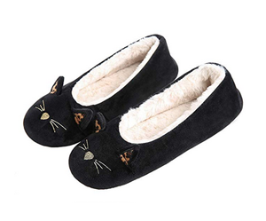 cat slippers for women