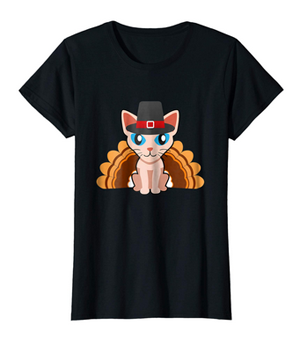cat thanksgiving tshirts