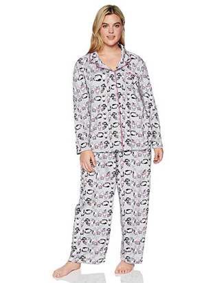 sets of cat pajamas sleepwear for women