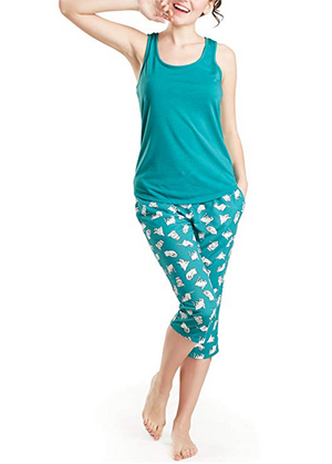 sets of cat pajamas sleepwear for women