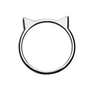 sterling silver cats rings for women