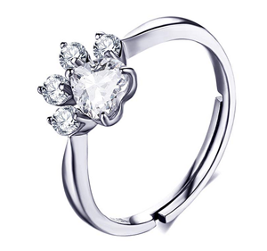 sterling silver cats rings for women