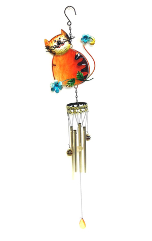 cat wind chimes
