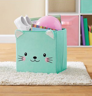 cat storage bins baskets feline fanatics