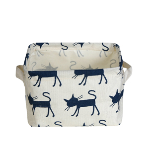 cat storage bins baskets feline fanatics