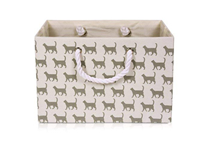 cat storage bins baskets feline fanatics