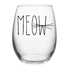 wine glasses for cat lovers