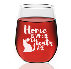 wine glasses for cat lovers