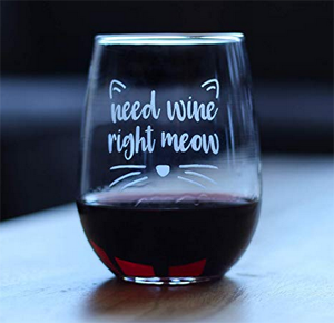 wine glasses for cat lovers