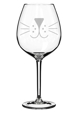 wine glasses for cat lovers
