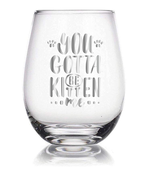 wine glasses for cat lovers