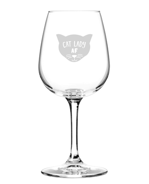 wine glasses for cat lovers