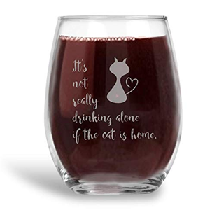 wine glasses for cat lovers