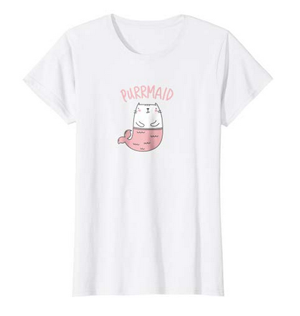 cat mermaid purrmaid tshirts