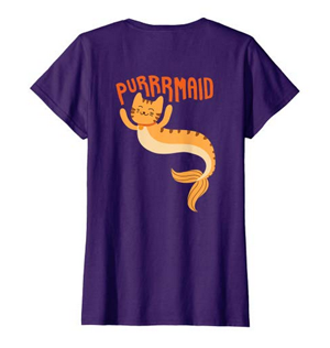 cat mermaid purrmaid tshirts