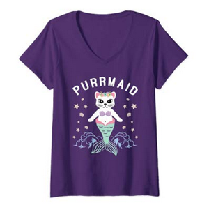cat mermaid purrmaid tshirts