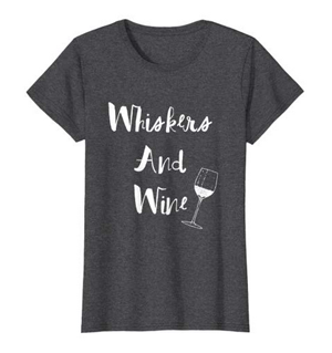 wine and cats tshirts