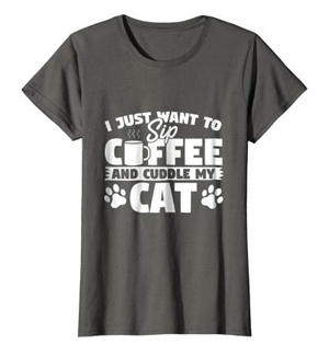 Tshirts For Men And Women Who Love Coffee And Cats! – Meow As Fluff