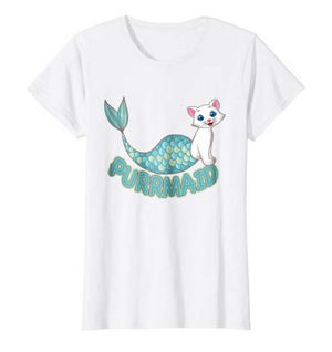 cat mermaid purrmaid tshirts