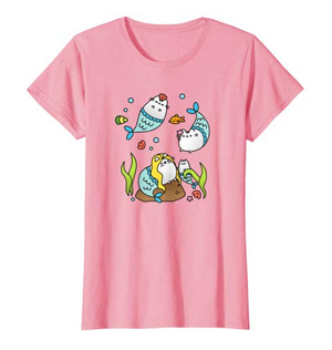 cat mermaid purrmaid tshirts