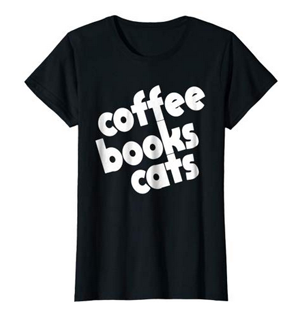 coffee cats books tshirts