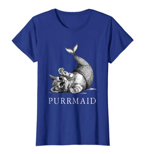 cat mermaid purrmaid tshirts