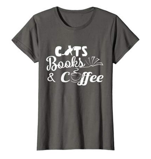 coffee cats books tshirts