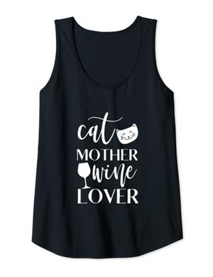 wine and cats tshirts