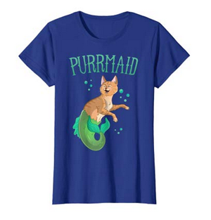cat mermaid purrmaid tshirts