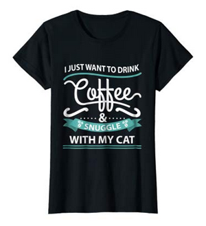 Tshirts For Men And Women Who Love Coffee And Cats! – Meow As Fluff
