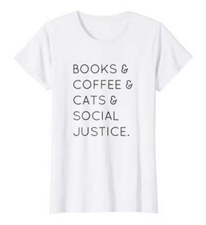 coffee cats books tshirts