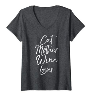 wine and cats tshirts