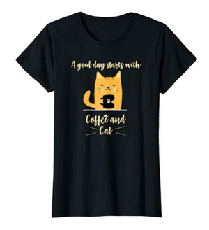 coffee cats men women tshirts