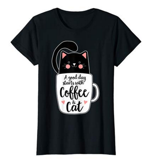 coffee cats men women tshirts