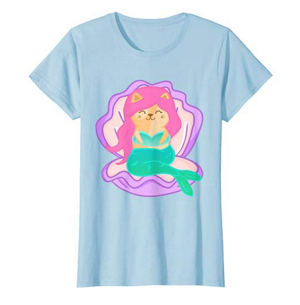 cat mermaid purrmaid tshirts