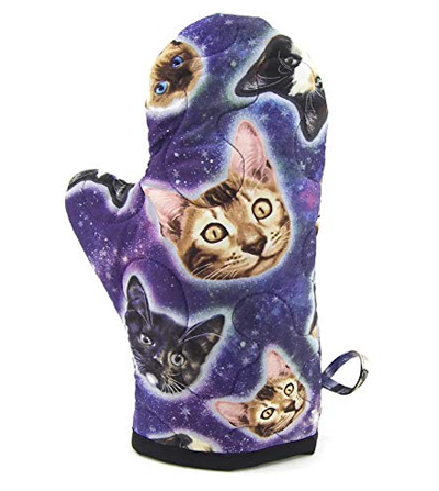 cat oven mitts pot holders