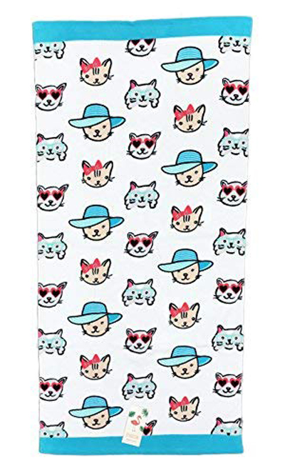 cat beach towels blankets
