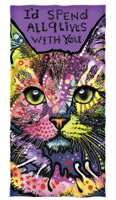cat beach towels blankets