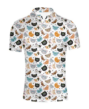 Short Sleeve Button Down Shirts For Men Who Love Cats! – Meow As Fluff