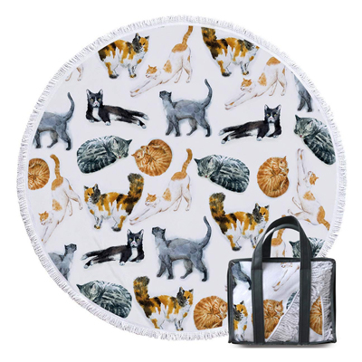 cat beach towels blankets