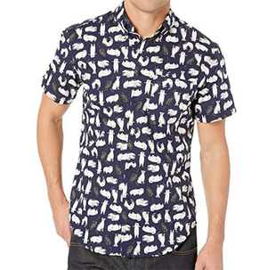 short sleeve button shirts for men who love cats
