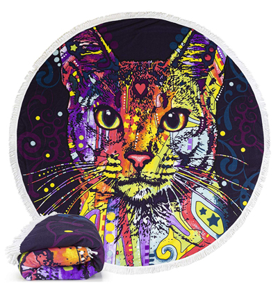 cat beach towels blankets