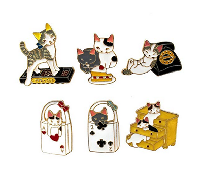 enamel pins for cat lovers