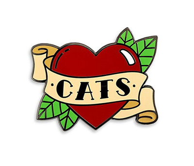 enamel pins for cat lovers