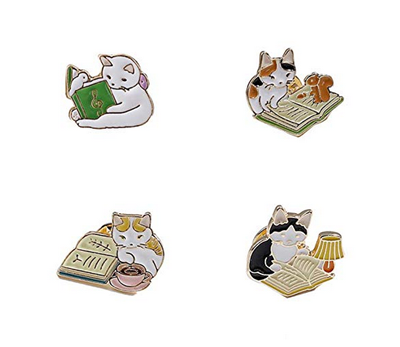 enamel pins for cat lovers